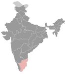 India • |1529/1736| • Nayak of Madurai dynasty: map